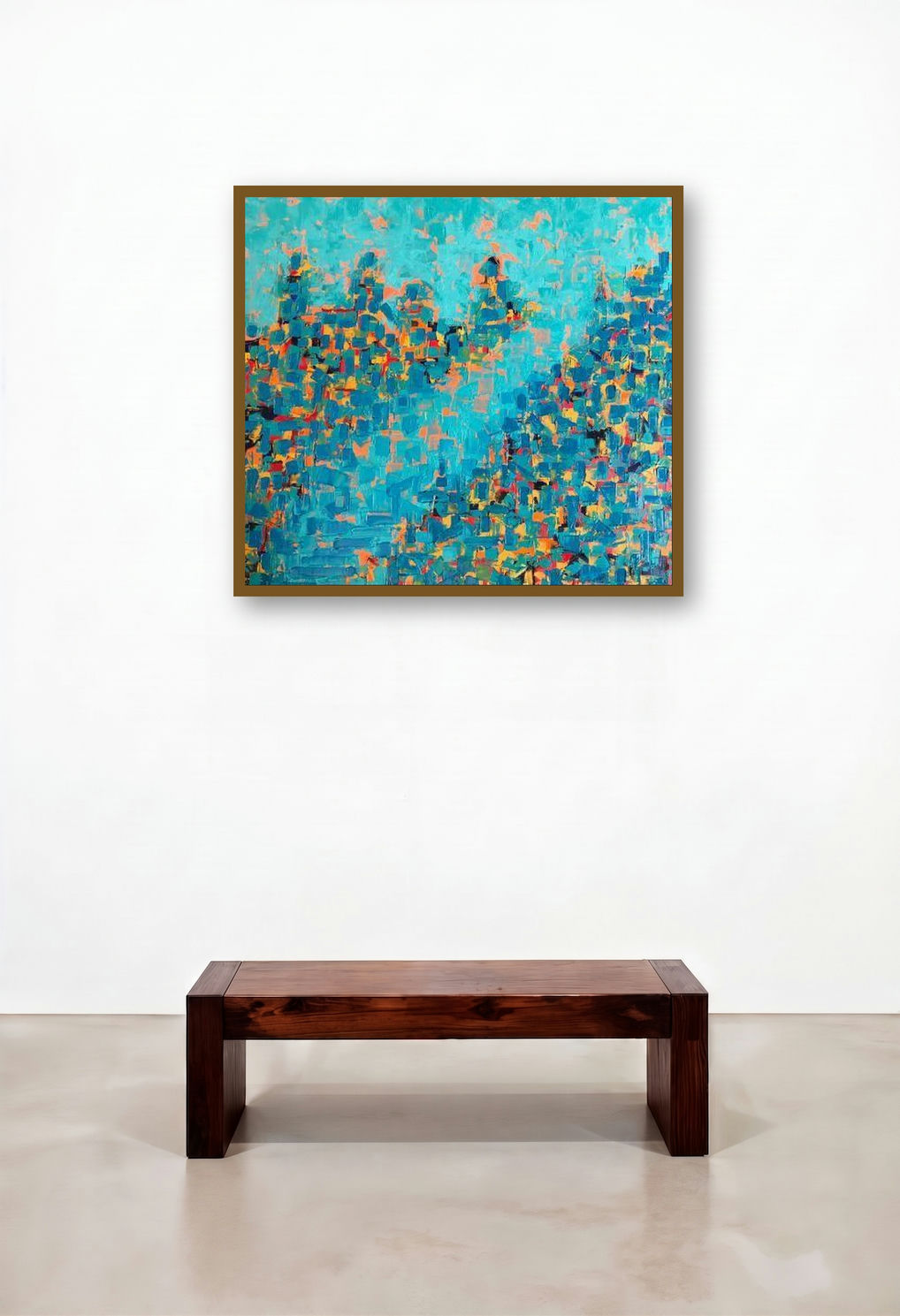 Untitled 9 (Turquoise Dreamscape)