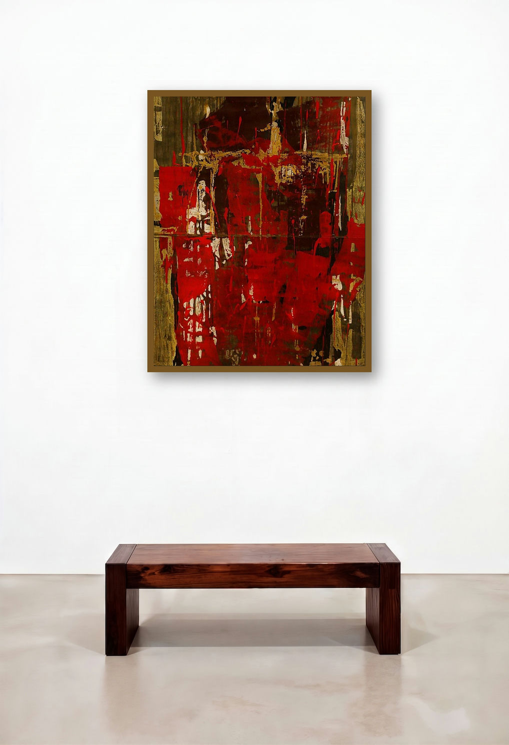 Untitled (Crimson Echoes: An Exploration of Form and Hue)