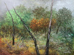 Nature acrylic painting titled 'Untitled', 36x48 inches, by artist Surya Prakash on Canvas
