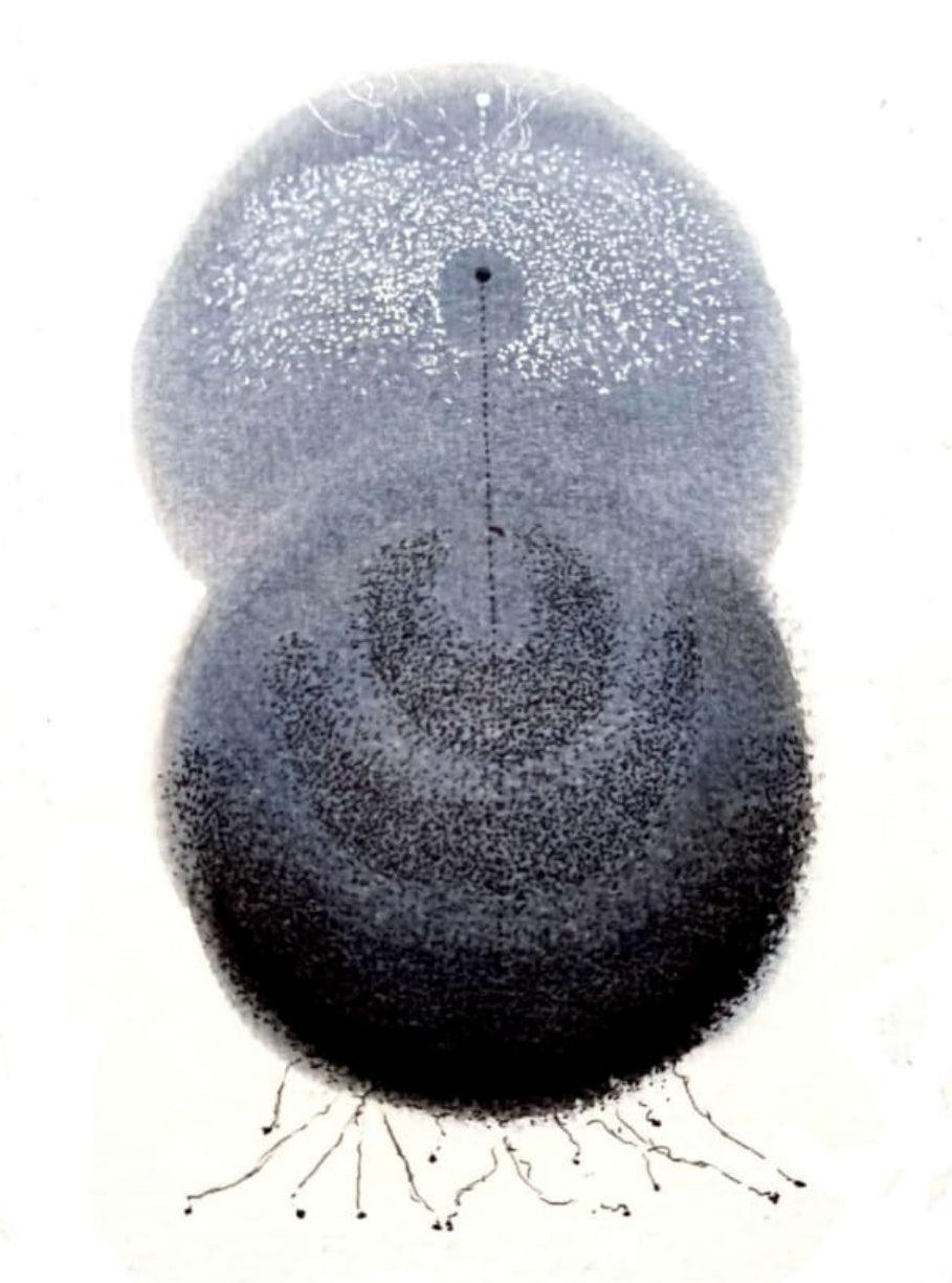 Abstract soft pastel drawing titled 'Untitled', 8x6 inches, by artist Trapti Porwal on Canson Sheet