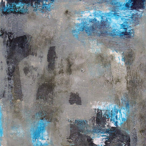 Abstract acrylic painting titled 'Untitled', 18x18 inches, by artist NIkHIl Patil on Canvas Board