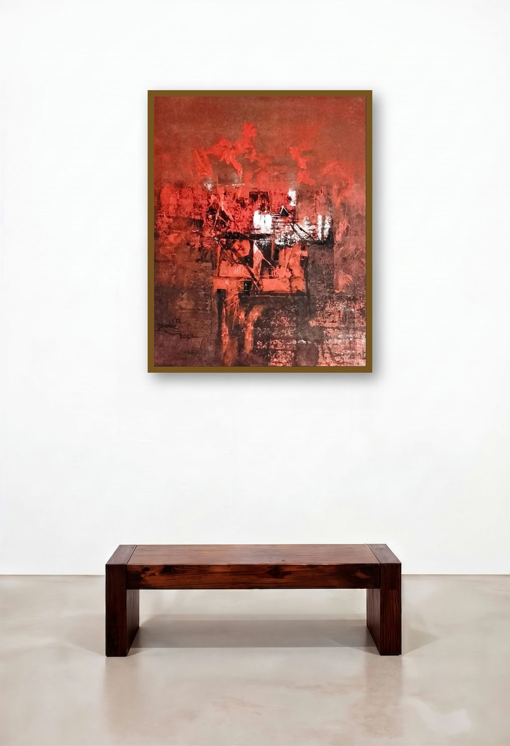 Untitled (Crimson Cosmos**)