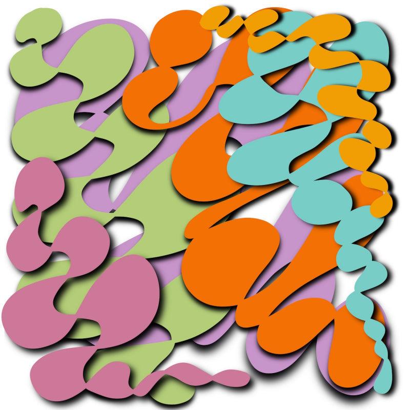 Abstract Digital Painting digital art titled 'Untitled', 11x11 inches, by artist Sumit Mehndiratta on canvas