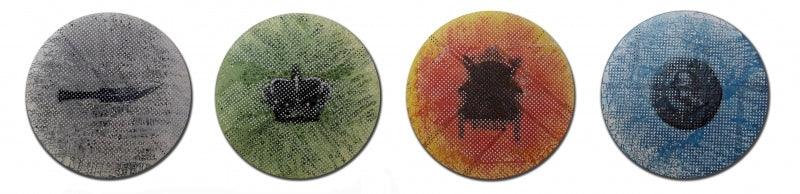 contemporary acrylic oil painting titled 'Untitled', 18x18 inches, by artist T Raju Gopalarao on Canvas Board