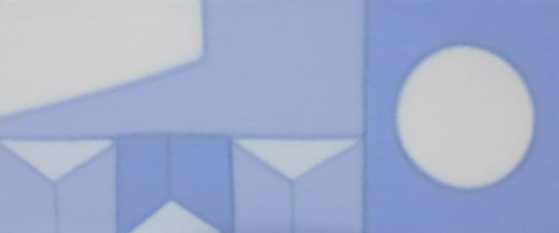 Abstract acrylic painting titled 'Untitled', 12x30 inches, by artist Sandip M on Canvas