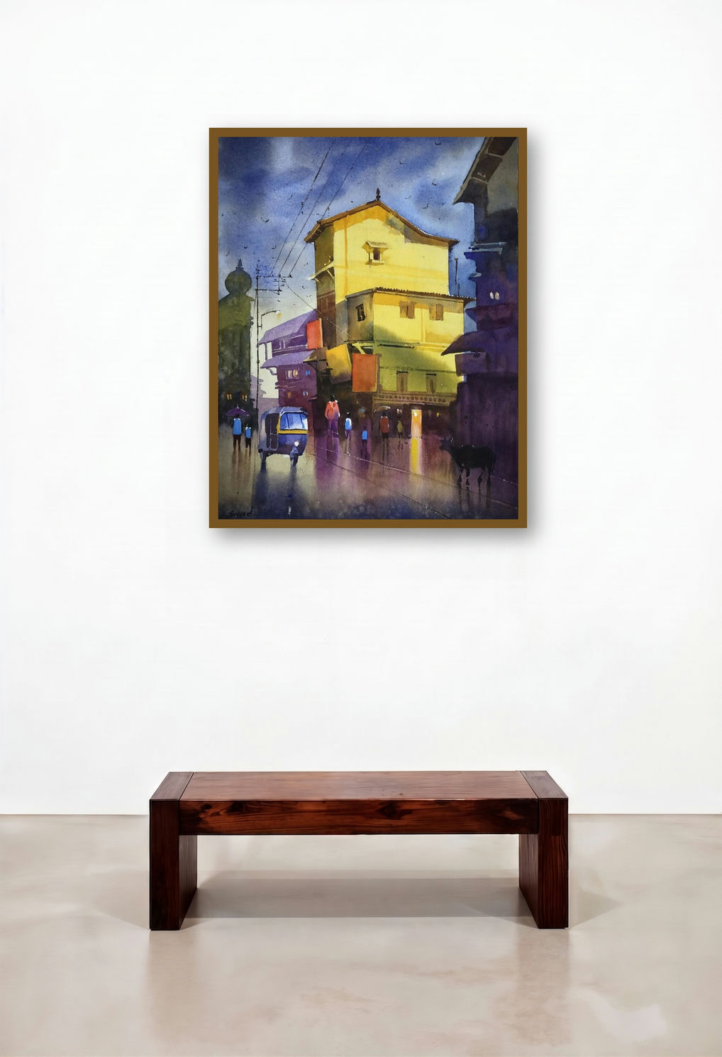 Village 6 (Cityscape at Dusk)