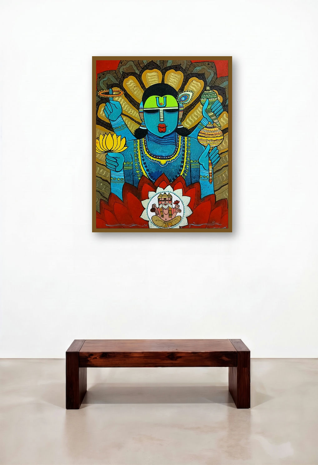 Vishnu (Vishnu with Lotus and Brahma)