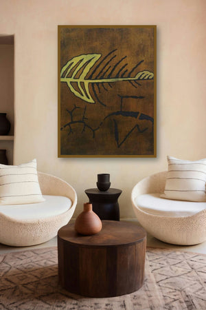 Abstract Arrow by artist Santosh More displayed in a Indian Art gallery