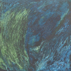 Abstract acrylic painting titled 'Abstraction 1', 24x24 inches, by artist Prakash Bal Joshi on Canvas