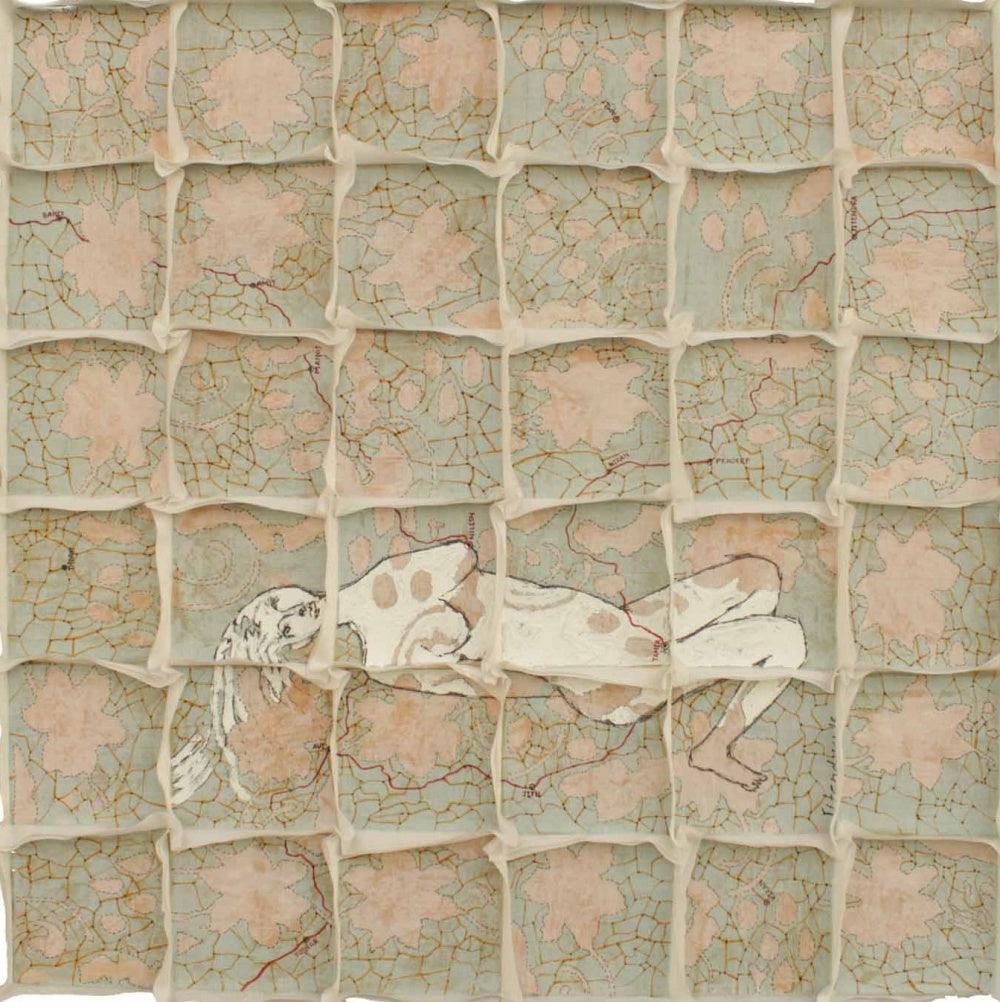 Abstract mixed media painting titled 'Addiction 6', 24x24 inches, by artist Jitendra Thorat on Canvas