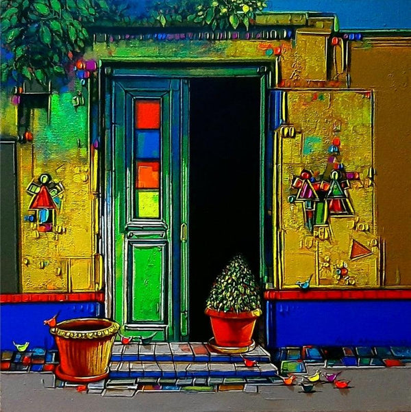 Ancient Door by Girish Adannavar | ArtZolo.com