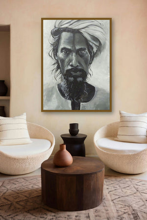Antique Man by artist Rajesh Gawhale displayed in a Designer gallery