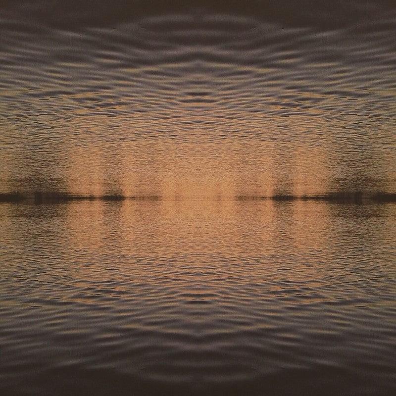 Abstract Photomanipulation digital art titled 'Aquafractal 2 0', 11x11 inches, by artist Shantanu Tilak on canvas