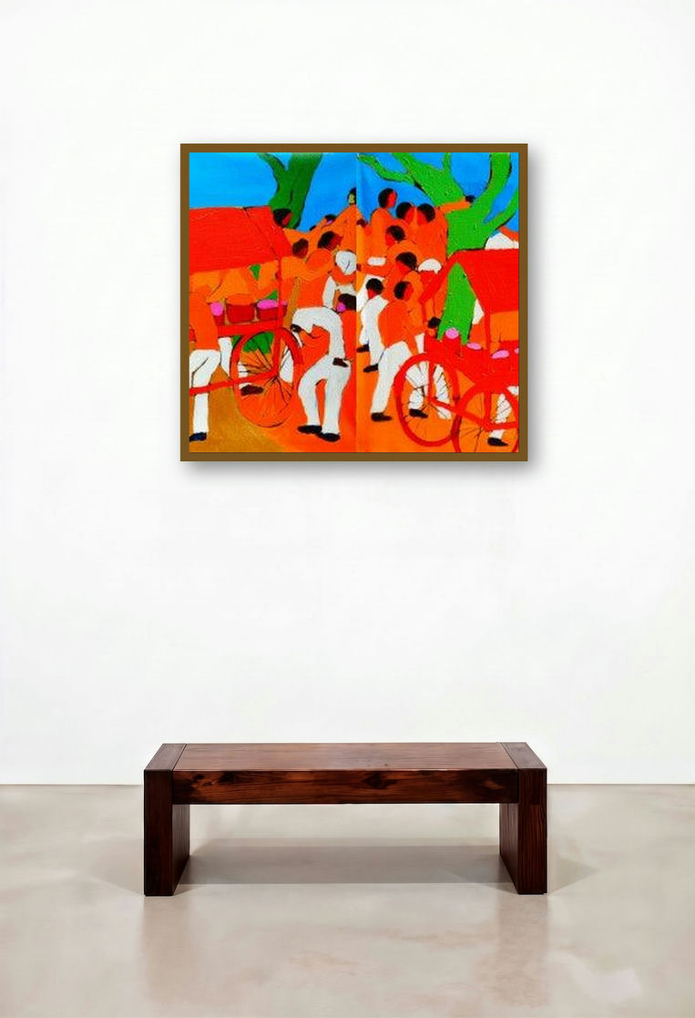 Around The Tree (A Vibrant Procession)