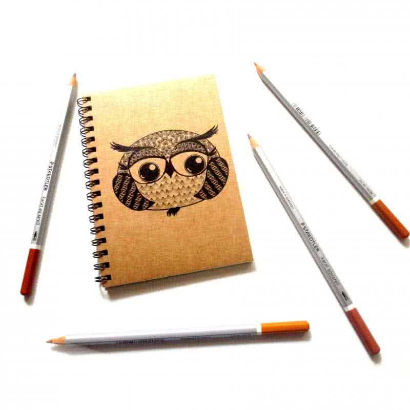 Lifestyle craft titled 'Baby Boo Boo Khaki', 6x8 inches, by artist Rithika Kumar on Paper