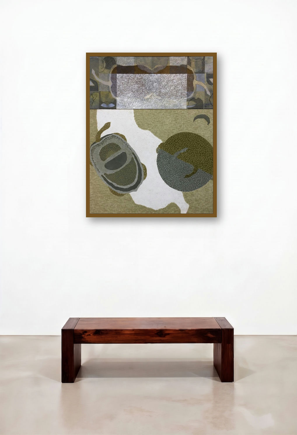 Back To Nature 3 (Worlds Apart) by artist Chandrakant Halyal displayed in a Traditional Penthouse