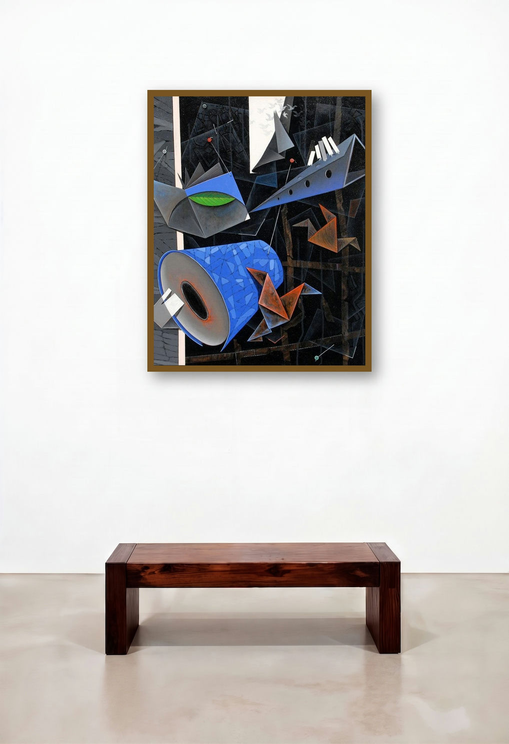 Back Whole (Deconstructed Objects) by artist Pradip Sarkar displayed in a Designer Penthouse