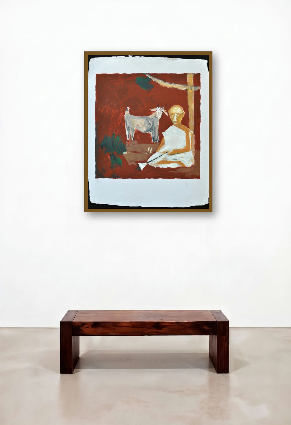 Bakri (Figure with Goat)