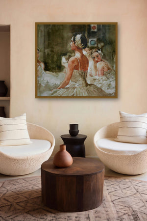 Ballet Dancer by artist Dr Uday Bhan displayed in a Designer gallery