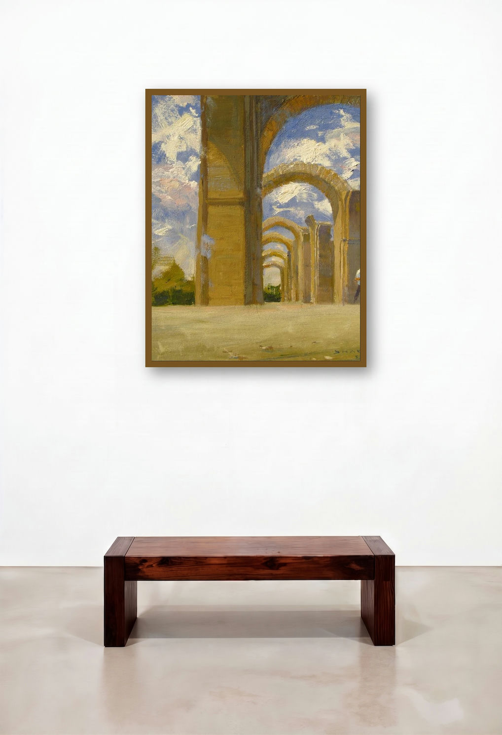 Bara Kaman Vijapur (Echoes of Grandeur) by artist Bhargavkumar Kulkarni displayed in a Urban Loft Hotel Suite