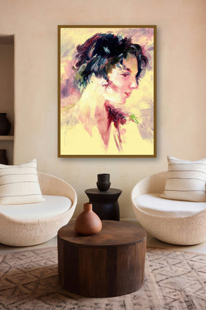 Beauty 03 by artist Raviraj Kumbhar displayed in a Modern gallery