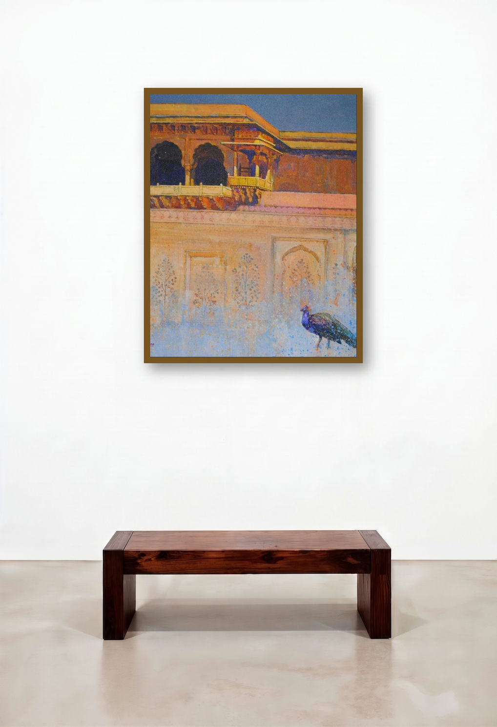 Beauty Of Cultural Heritage Rajasthan (Royal Encounter) by artist Sayajirao Nangare displayed in a Coastal Study