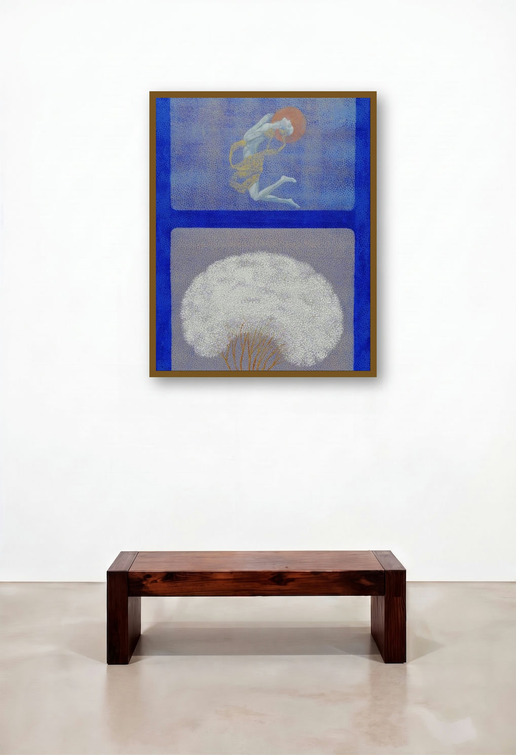 Believing 3 (Flight and Roots) by artist Kamar Alam displayed in a Classic Study
