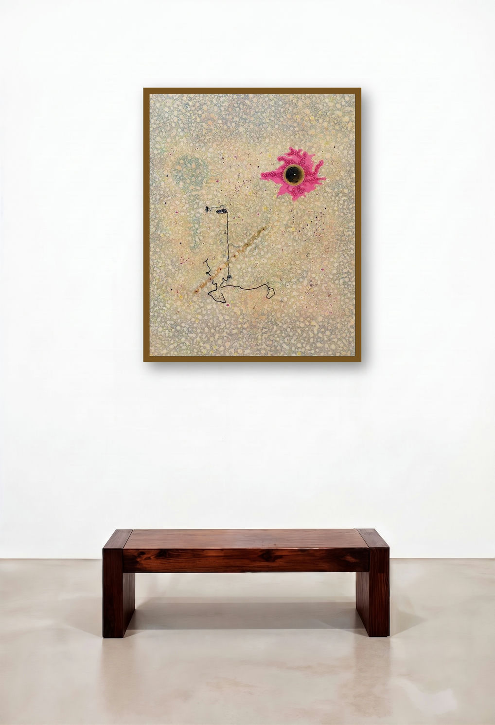 Blooming (The Eye of the Universe) by artist Rajneesh Singh displayed in a Traditional Penthouse