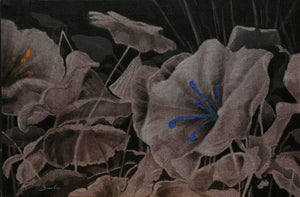 Nature acrylic painting titled 'Blossom 3', 24x36 inches, by artist Sulakshana Dharmadhikari on Canvas