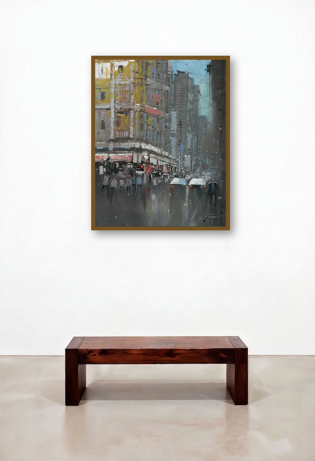 Bombay Street (Cityscape with Dome)