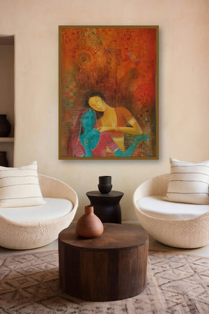 Bond by artist Durshit Bhaskar displayed in a Minimalist gallery