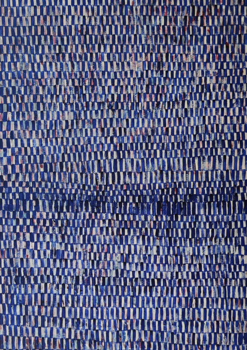 'Carried Away' abstract acrylic painting by artist Ketki Fadnis, 36x24 inch, on canvas