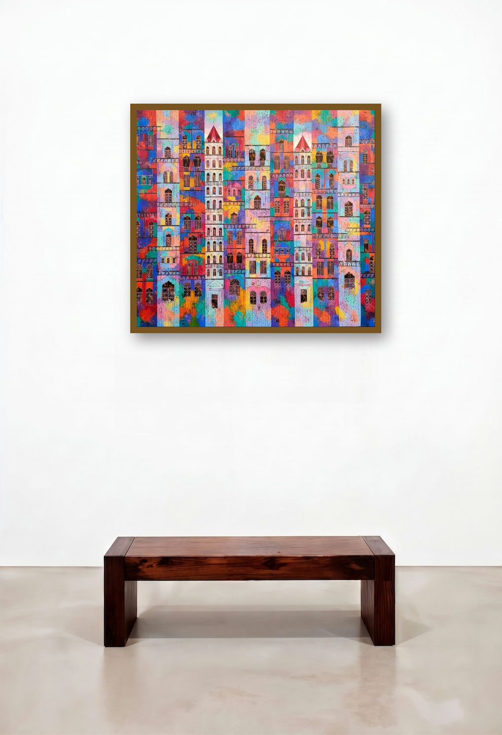 City With Reflection 9 (Urban Tapestry)