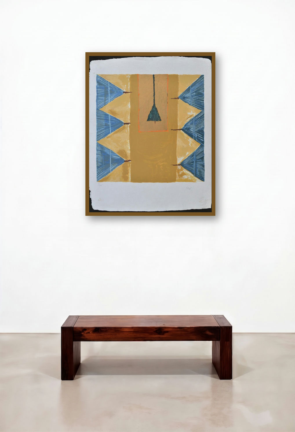 Cleanliness (Abstract Composition with Triangles)