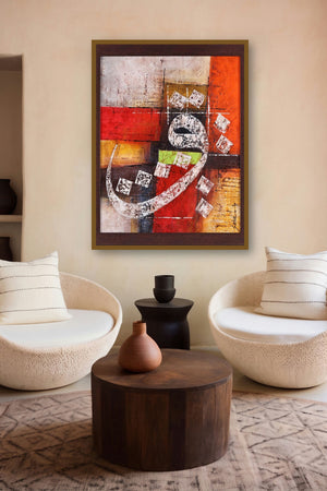 Construction Of Hurf Wow (Hurf Wow) by artist Salva Rasool displayed in a Luxury gallery