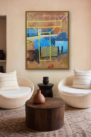 Culture Under Construction by artist Onkar Kshirsagar displayed in a Designer gallery