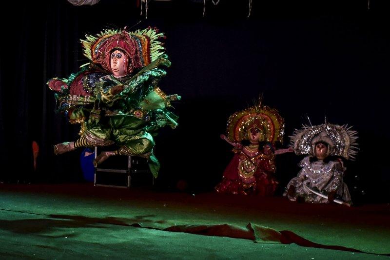 Folk Art photography titled 'Dance to Fly', 11x17 inches, by artist Amit Dutta on