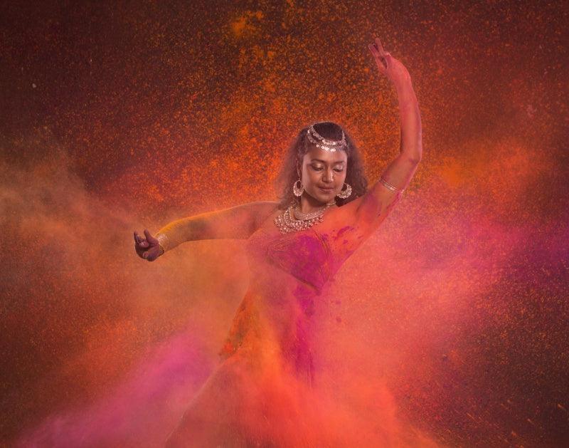 Figurative photography titled 'Dancing women 7', 11x14 inches, by artist Harrashad Kaamble on