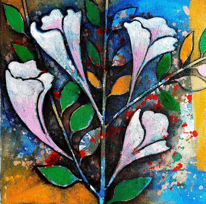 December Flowers 1 Painting by Ranjith Raghupathy | ArtZolo.com