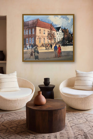 Denmark Diary (Untitled) by artist Bijay Biswaal displayed in a Boutique gallery
