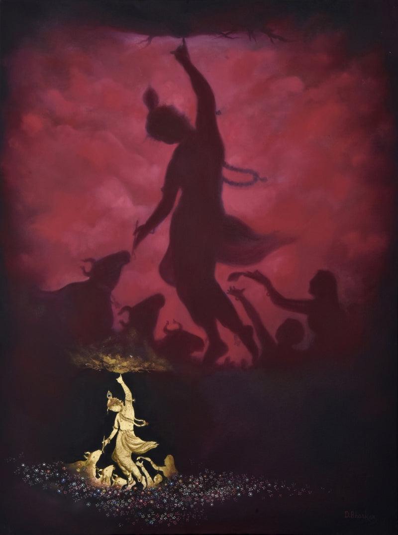 Divine Gratitude painting by Durshit Bhaskar
