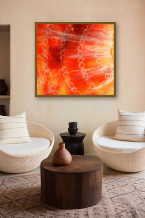 Divine Harmony by artist Drishti Vohra displayed in a Contemporary Exhibition gallery