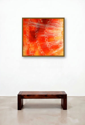 Divine Harmony by artist Drishti Vohra displayed in a Coastal Family Room