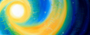 Divine Light Ii by Drishti Vohra, Original Acrylic Fantasy Painting on Canvas, Medium Horizontal Wall Art