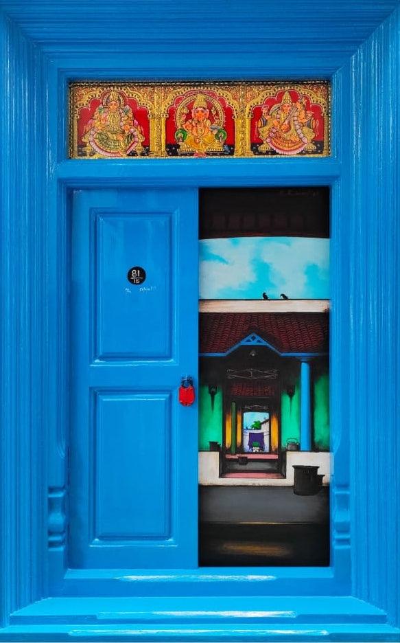 Door 20 by K R Santhanan Krishnan | ArtZolo.com