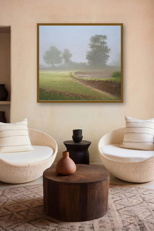 Drizzle by artist Fareed Ahmed displayed in a Modern gallery