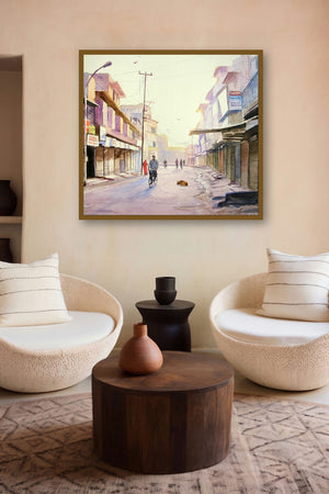Early Morning by artist Ramesh Jhawar displayed in a Designer gallery