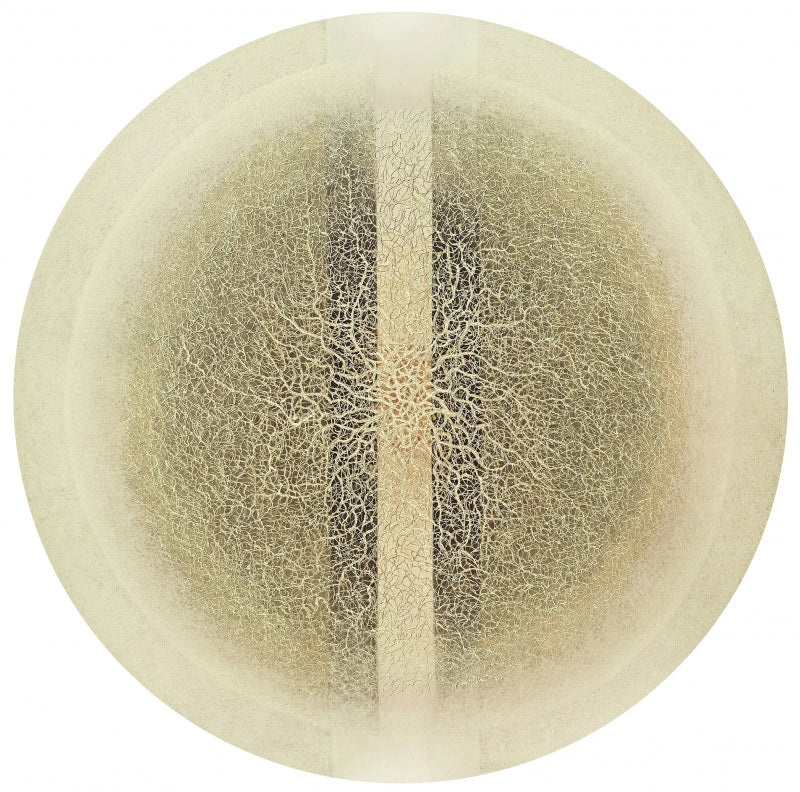 contemporary acrylic painting titled 'Enlightenment', 42x42 inch, by artist Anil Kumar Vishwakarma on Canvas