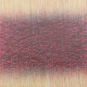 Abstract acrylic painting titled 'Entangled 1', 36x36 inches, by artist Satish Bhaisare on Canvas