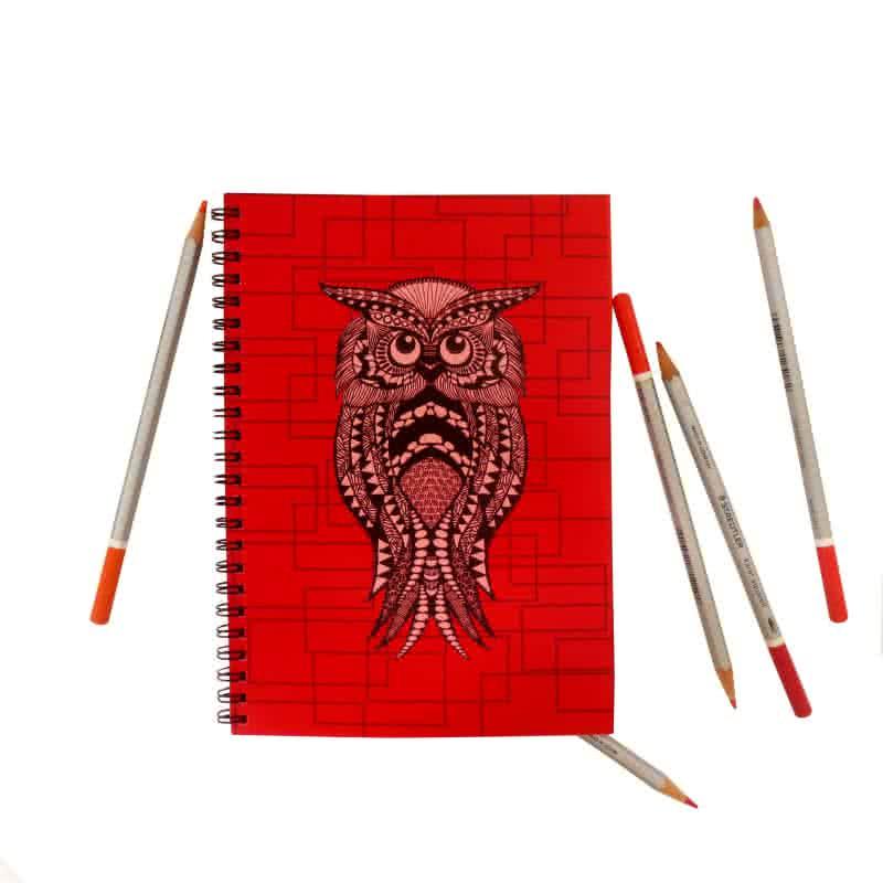 Lifestyle craft titled 'Ernie Notebook', 8x6 inches, by artist Rithika Kumar on Paper